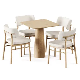 Table POV by Ton Wooden Chair Marlen by TrabA